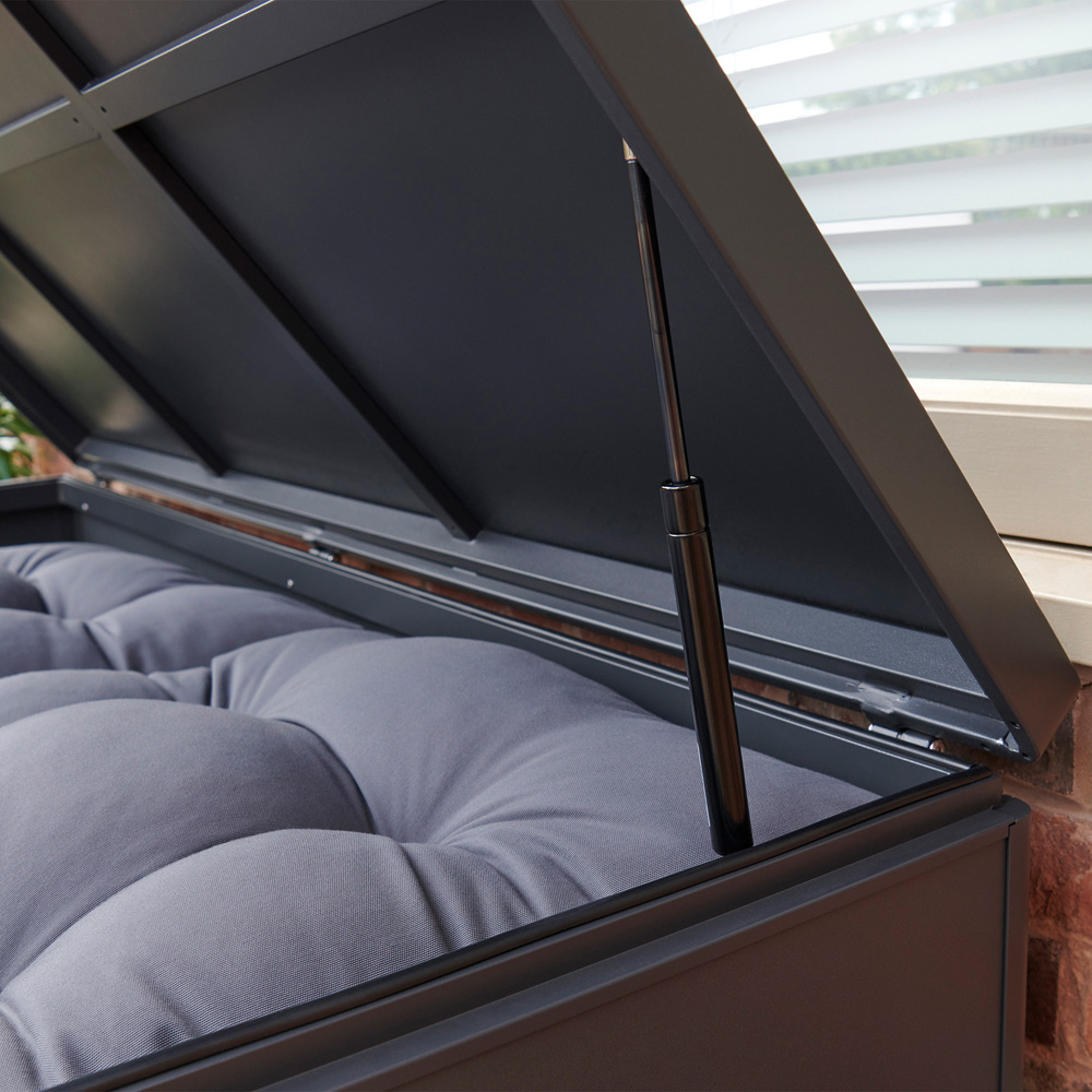 Royce Large Anthracite Outdoor Storage Box Image 5