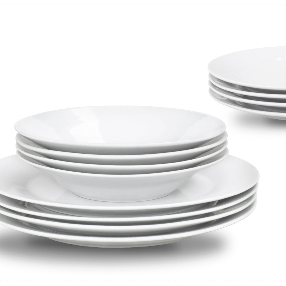 Sabichi Day To Day White 12 Piece Dinner Set Image 2