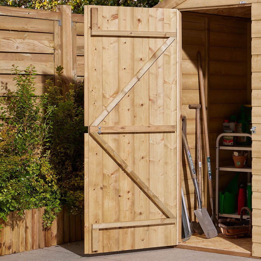 Rowlinson 4 x 6ft Shiplap Apex Shed Image 5