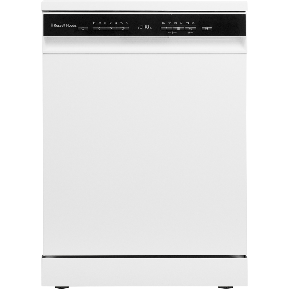Russell Hobbs RH60DW10C1W White Freestanding Dishwasher with 8 Wash Program Image 2