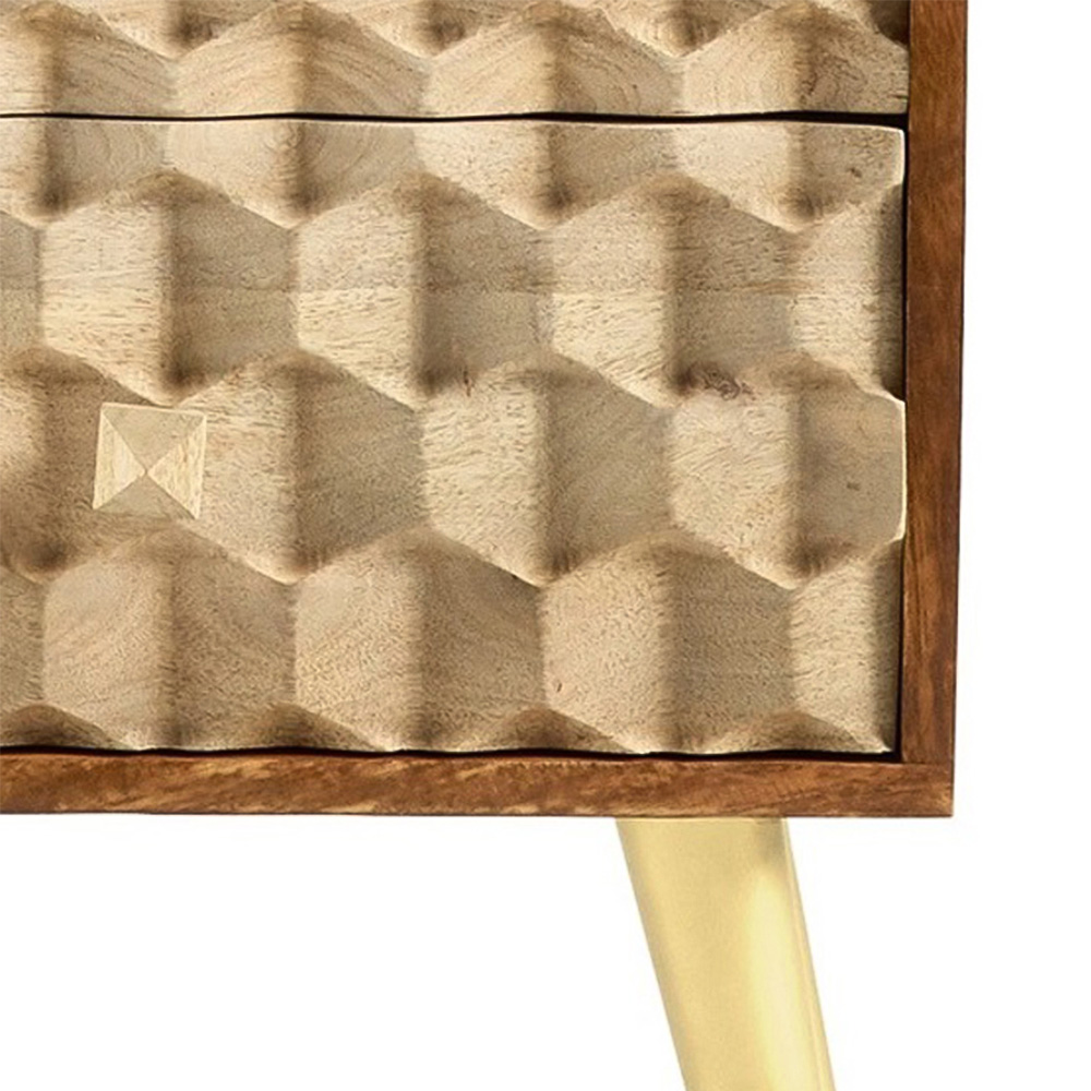 Brooklyn Cotati 2 Drawer Side Table Image 5