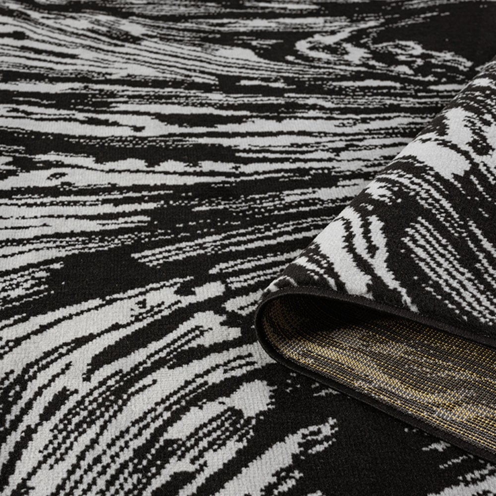 Desire Rugs Obsidian Grey Whirlpool Rug 120 x 170cm Image 4