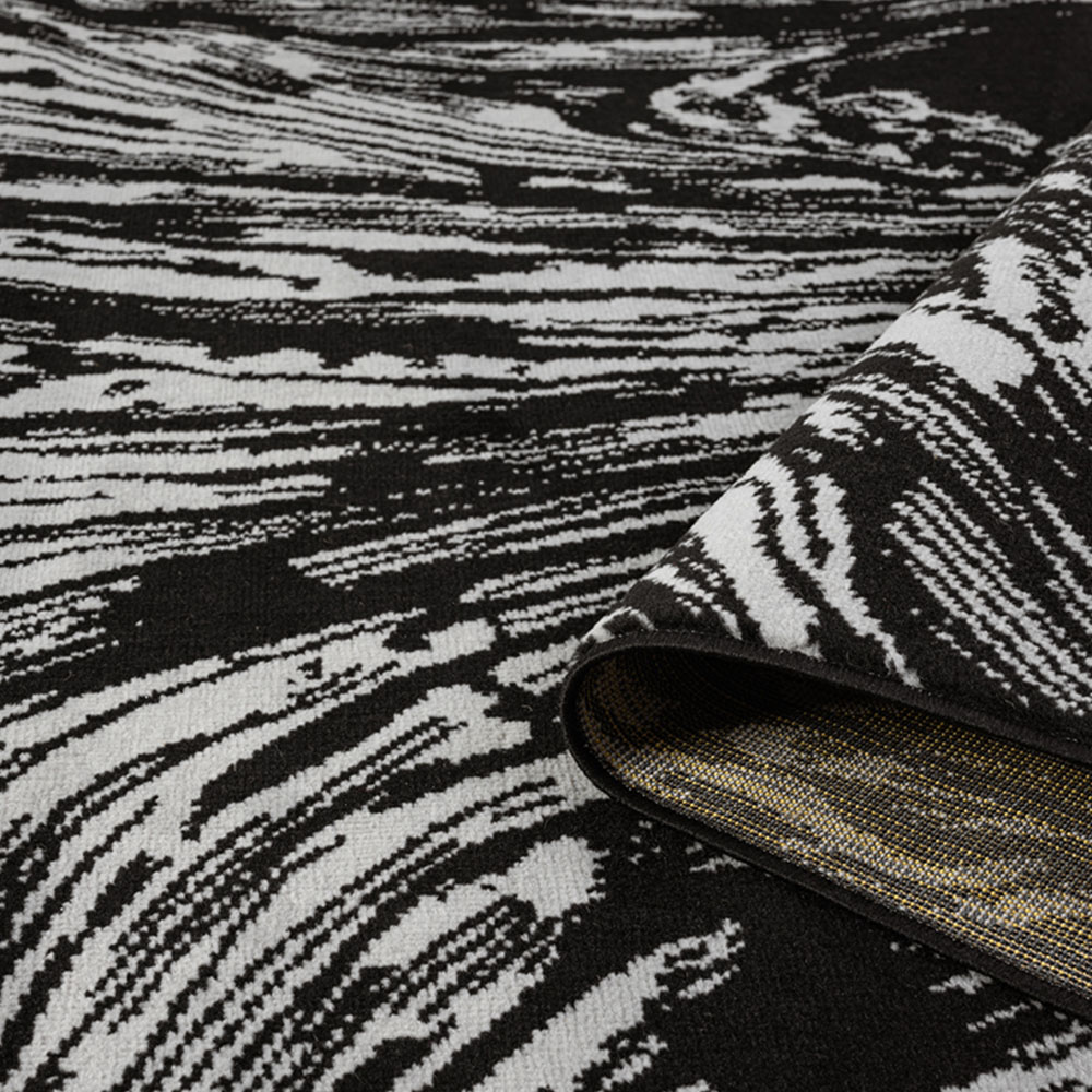 Desire Rugs Obsidian Grey Whirlpool Rug 200 x 290cm Image 4