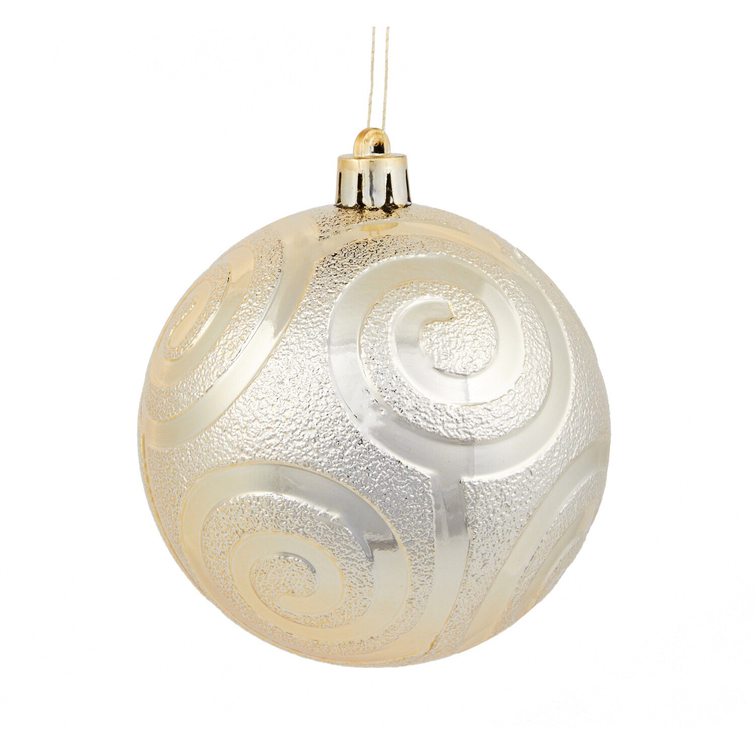 Set of 16 Champagne BaublesChampagne Image 3