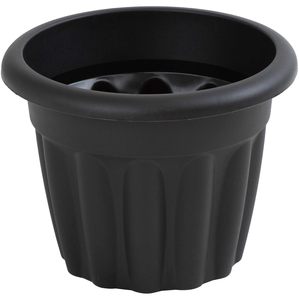 Wham Vista Slate Round Planter 33cm 4 Pack Image 3