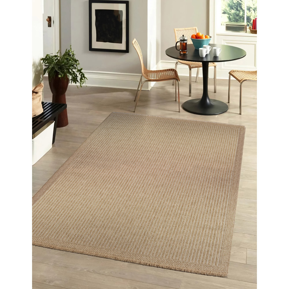 Eselle Jute Effect Weave Rug 120 x 170cm Image 2