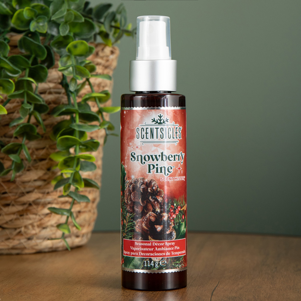 Samuel Alexander Snowberry Pine Scentsicles Christmas Spray Mist 114ml Image 2