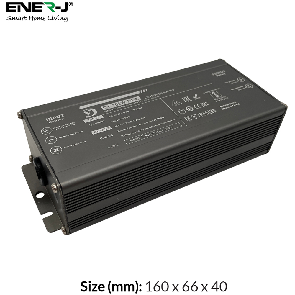 ENER-J Waterproof 100W 24V IP65 and IP67 Rated Power Supply Image 4