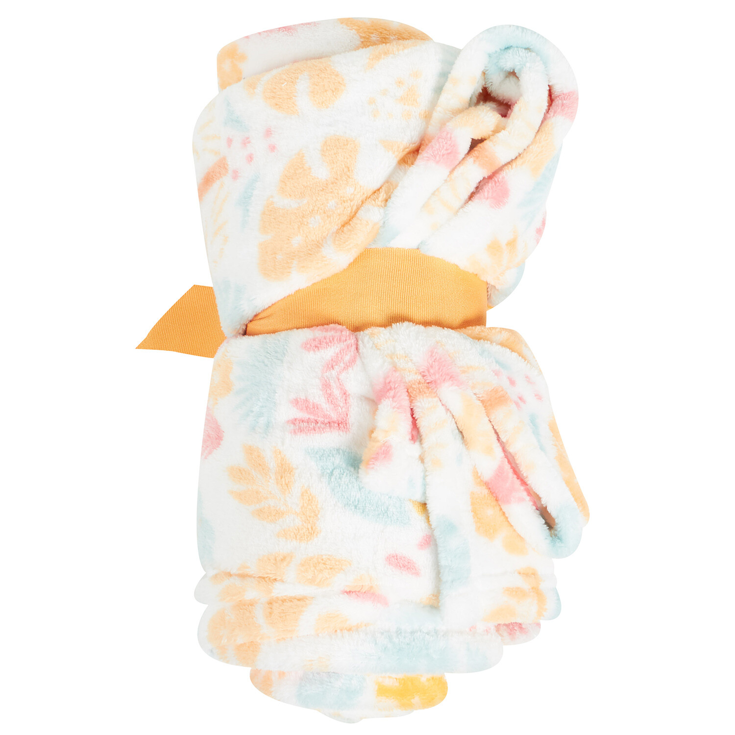 Mali Tropical Printed Fleece Throw - Multicolour Image 2