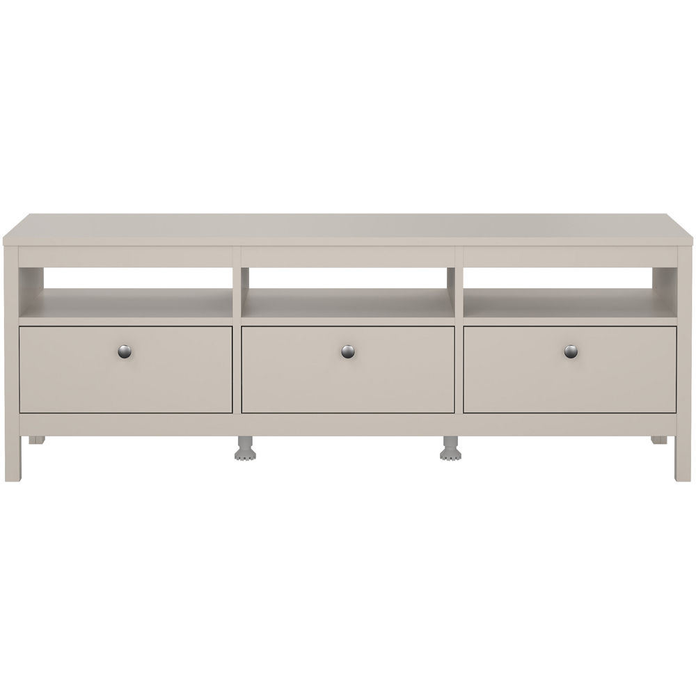 Florence Madrid 3 Drawer 3 Shelf Cashmere TV Unit Image 3