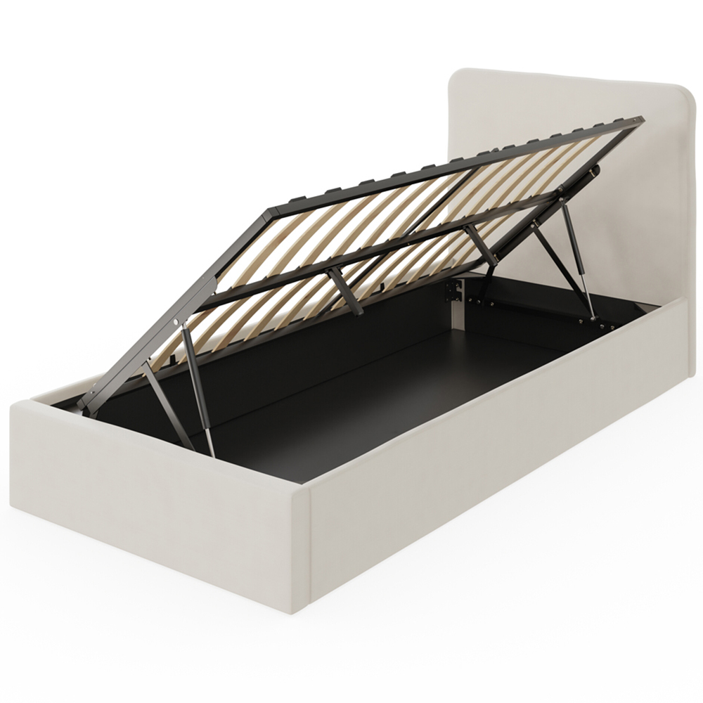 GFW Chiswick Single Natural Ottoman Bed with SC Pocket Sprung Mattress Image 5