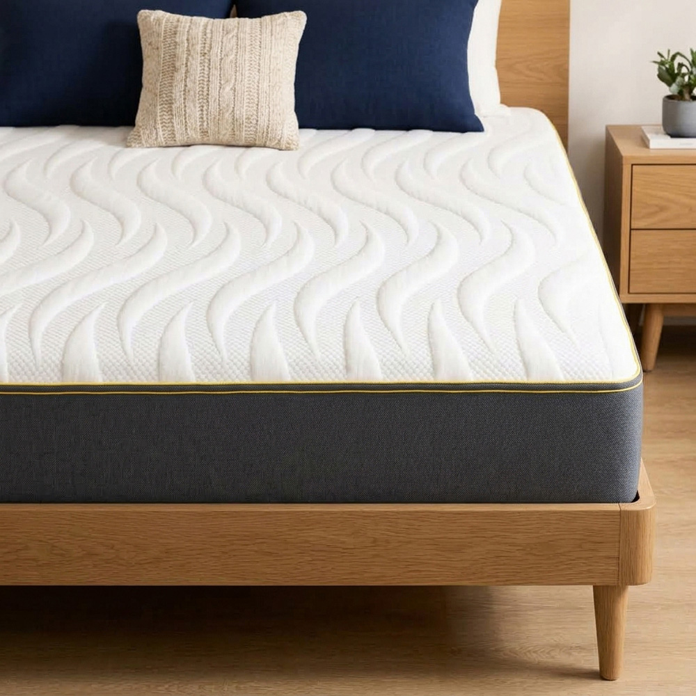 Visco Therapy King Size Bliss Ortho Memory Foam Mattress with 2 Deep Sleep Pillow Image 6