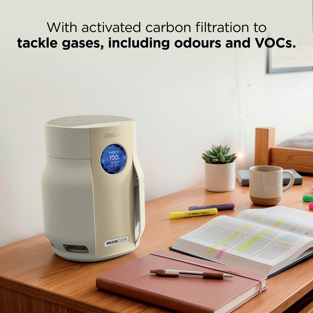 Shark BreatheClear HP062UKYL Butter Compact Air Purifier with NeverChange6 20W Image 7