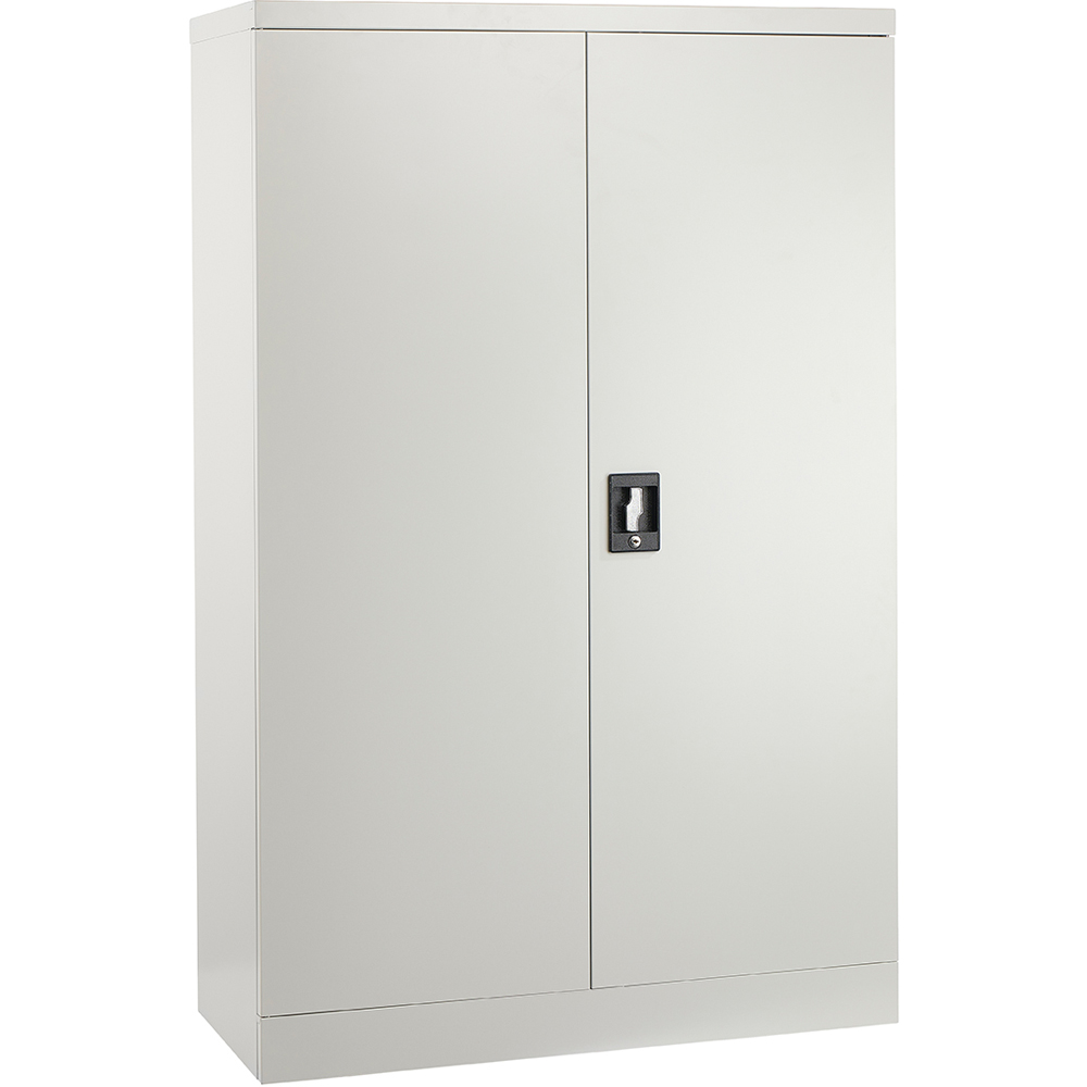 MMT Furniture Designs 2 Door White Steel Lockable Filing Cabinet Image 2