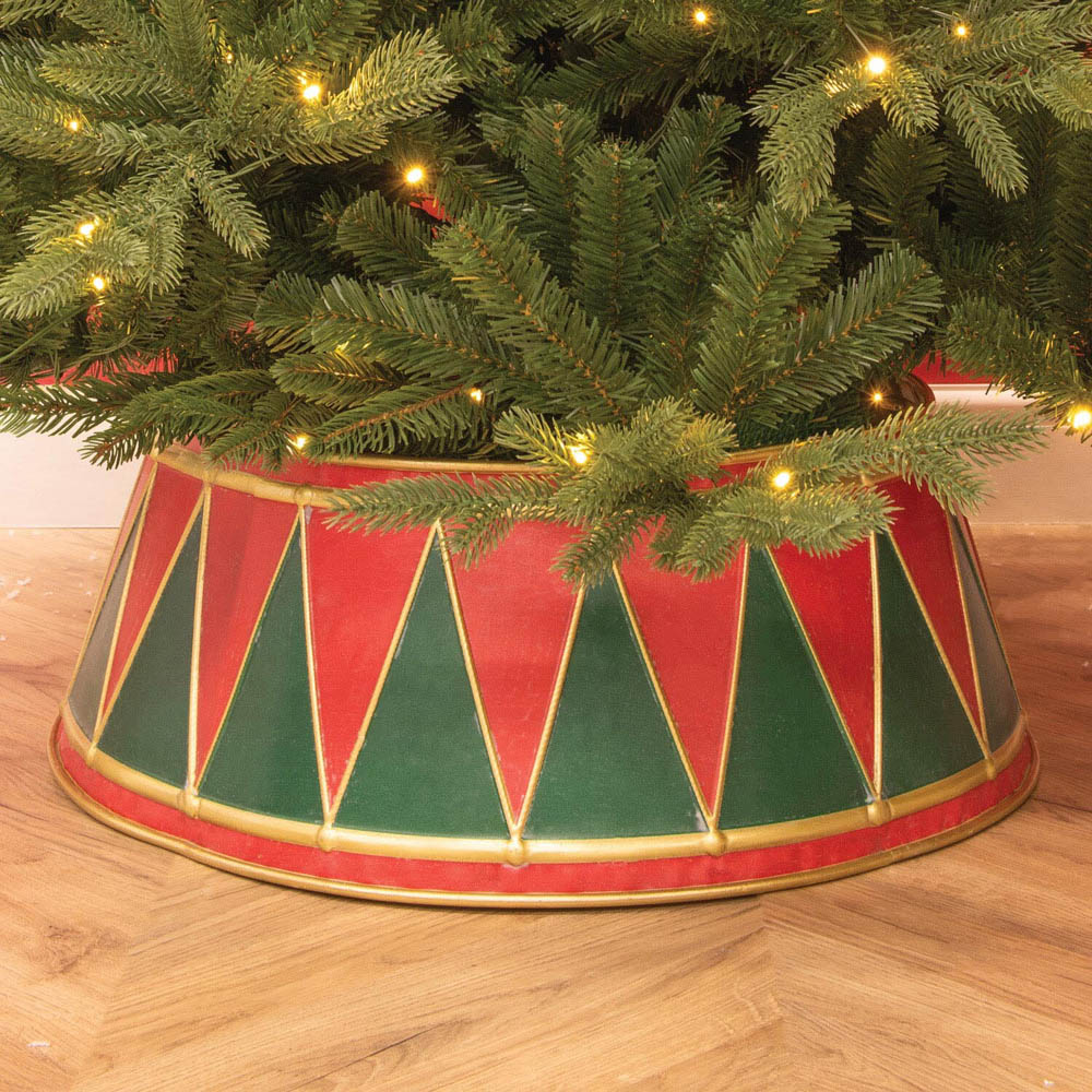 Vintage Drum Tree Skirt Image 2
