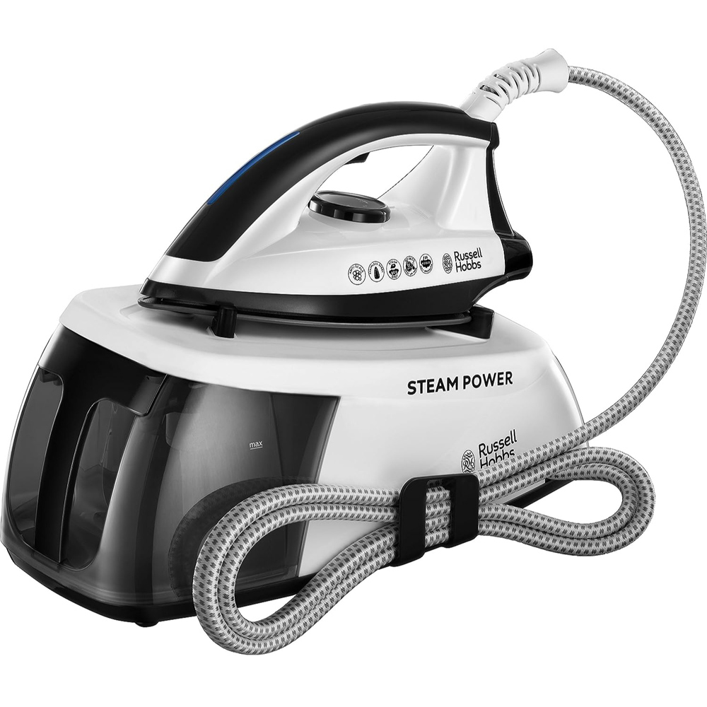 Russell Hobbs 24420 Black 1.3L Steam Station Iron Image 1