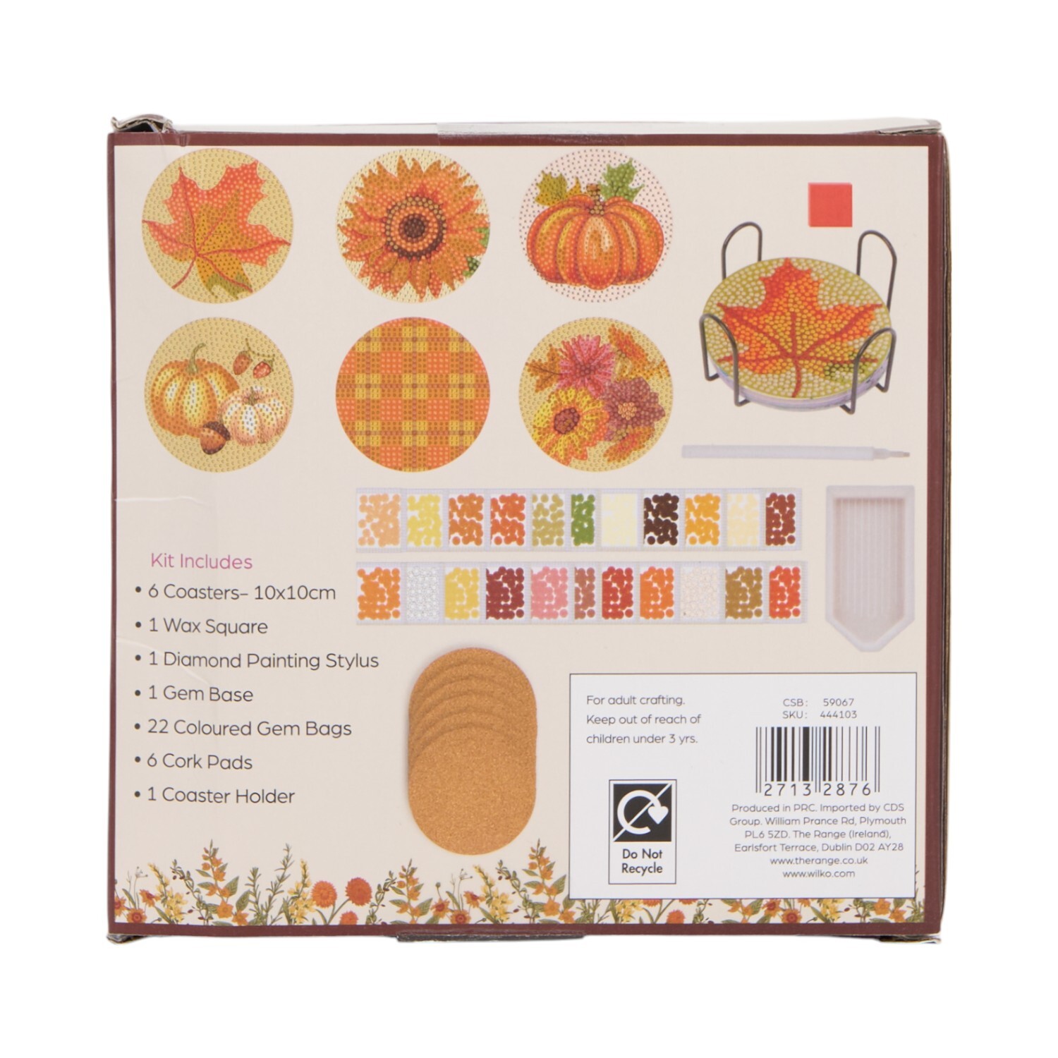 Autumn Diamond Painting Coaster Kit Image 2