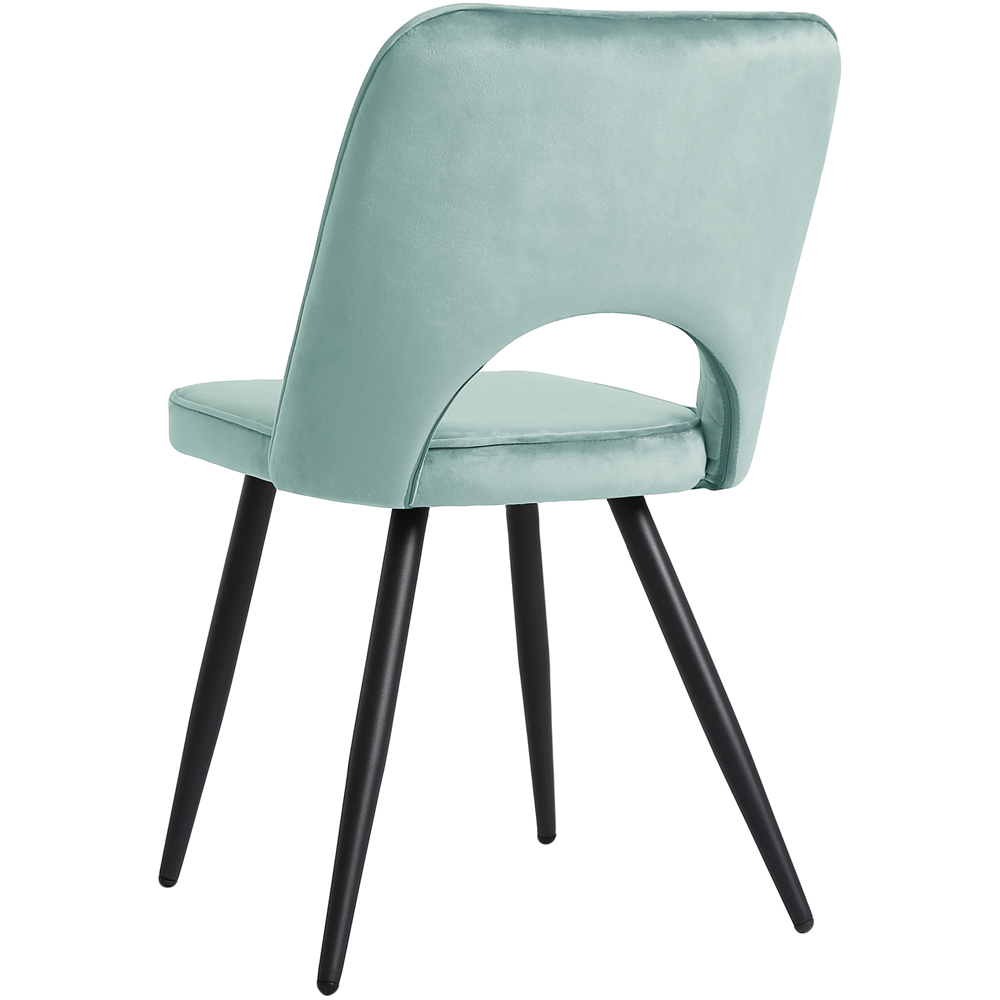 Metis Set of 2 Teal Dining Chair Image 5