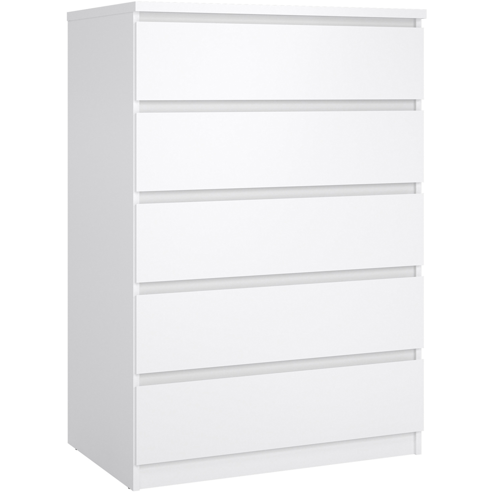 Florence Naia White High Gloss 3 Piece Bedroom Furniture Set Image 5