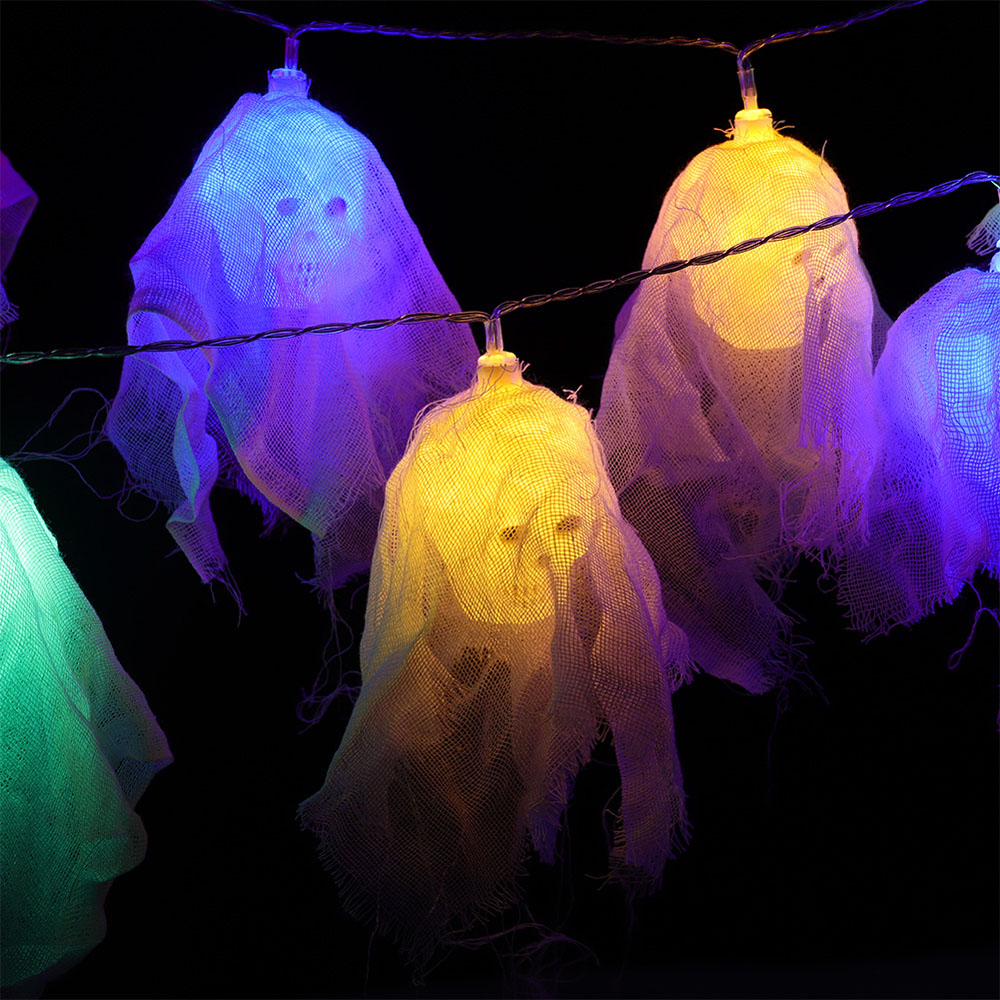 Living and Home 3m Halloween Skull 20 LED String Light Image 4