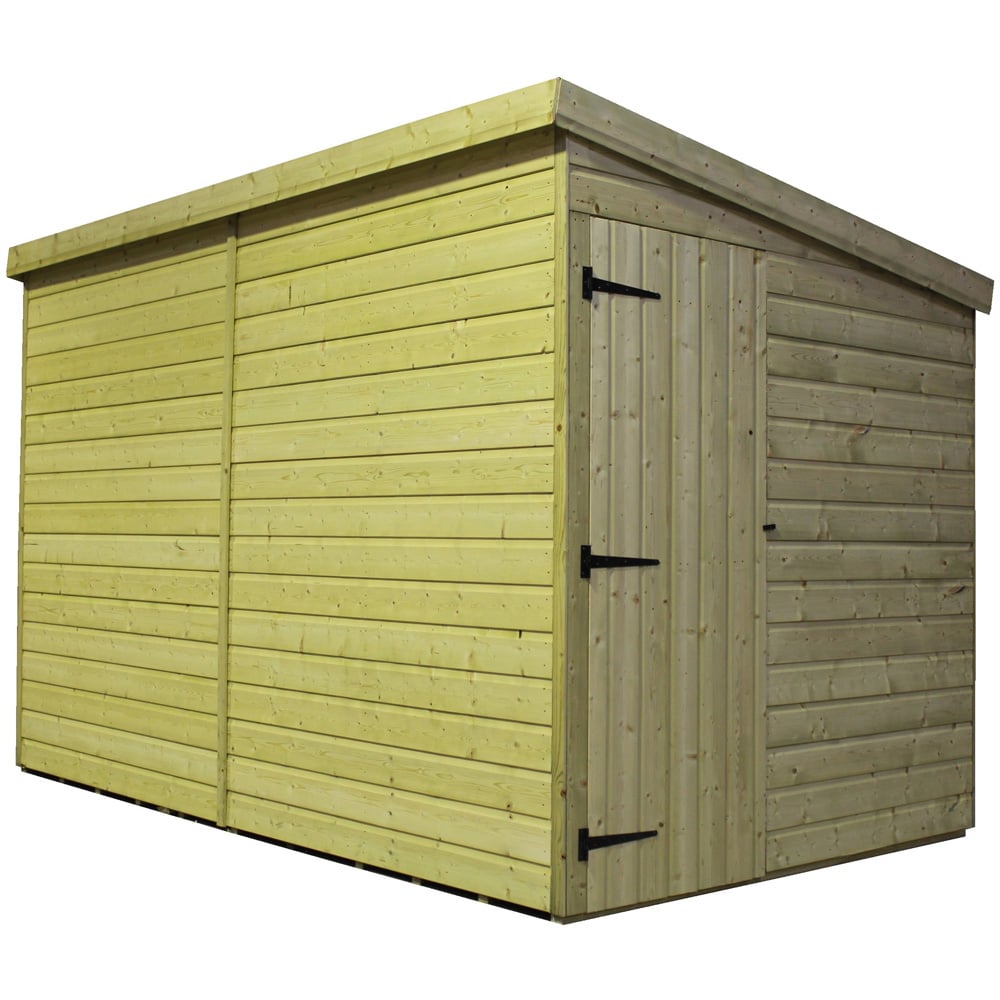 Empire Sheds 3000 10 x 5ft Tongue and Groove Wooden Pent Garden Shed Image 4