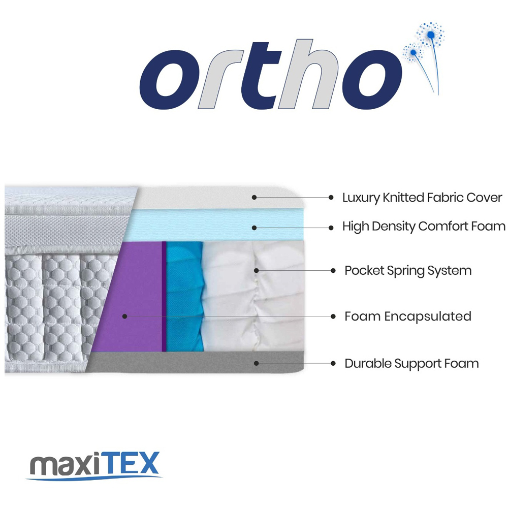 Maxitex Small Double Orthopaedic Mattress Image 8