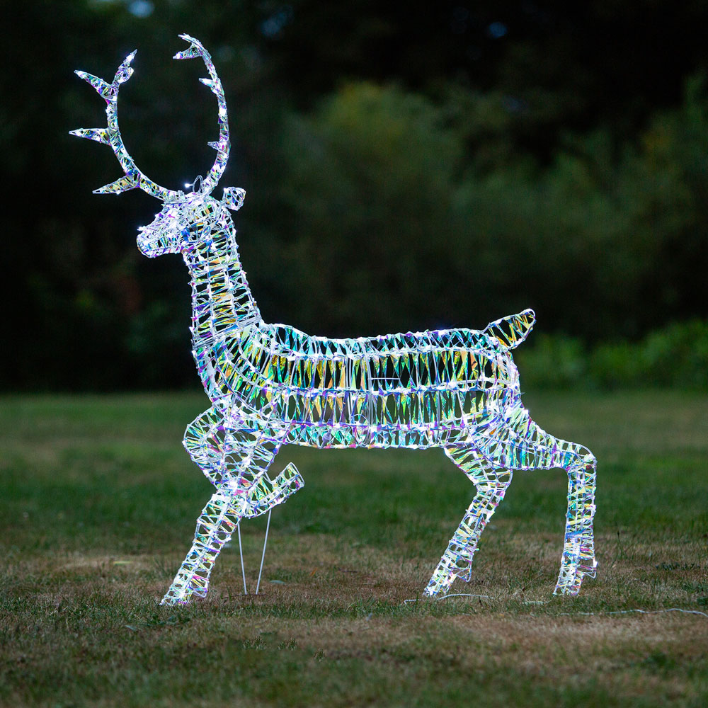 The Christmas Centre 330 LED Laser Strip Light-Up Stag Reindeer 4.5ft Image 7