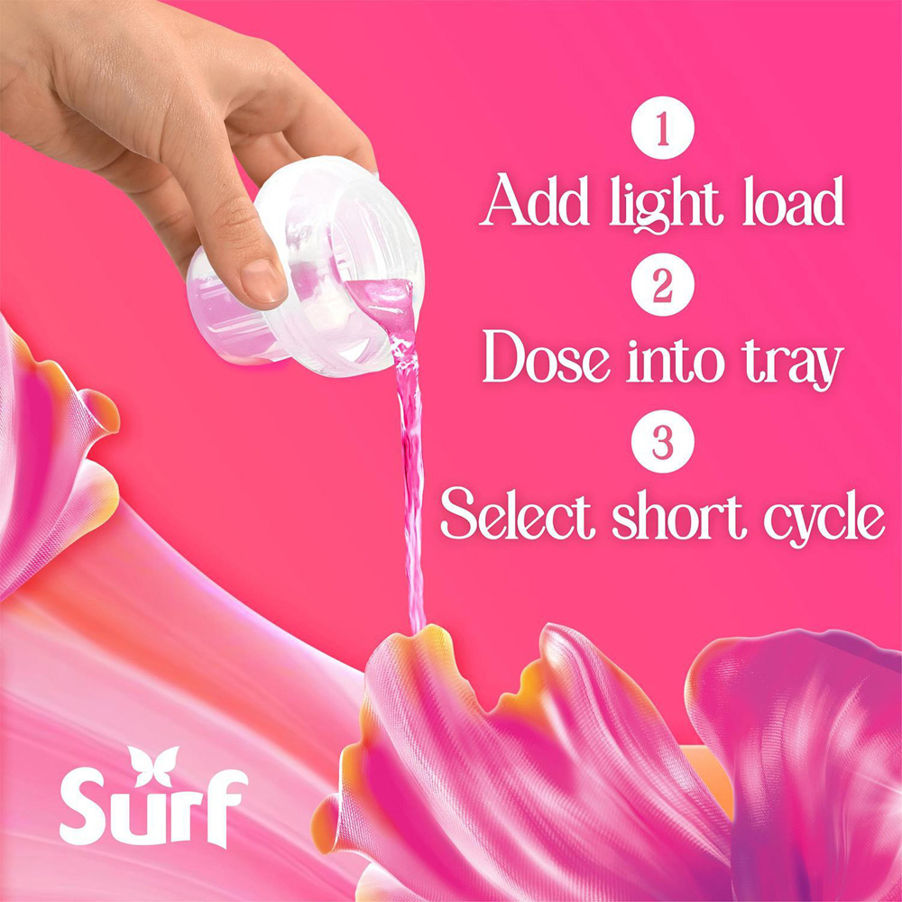 Surf Magnifi-Scent Wash Floral Fusion Liquid Laundry Detergent 31 Washes 837ml 8 Pack Image 4