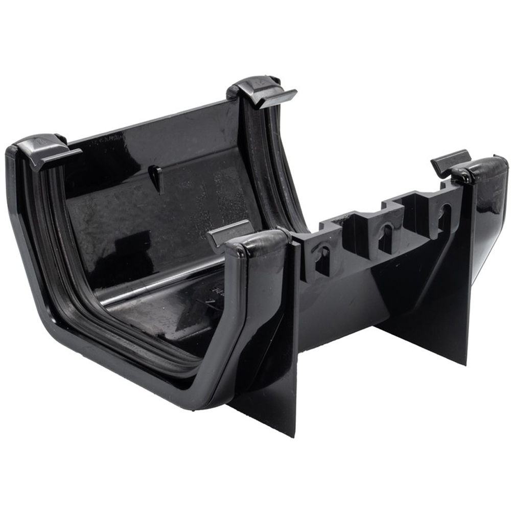FloPlast Square Gutter Union Bracket Black 114mm Image 4