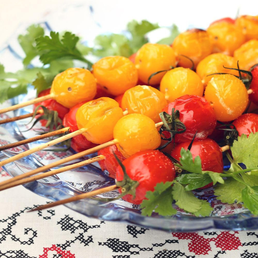 Thompson and Morgan Tomato Solanum lycopersicum Tiny Temptations Mixed Seed Packet Image 3