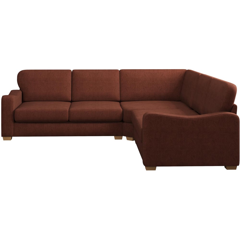 Theadford 4 Seater Venice Brick Fixed Back Corner Sofa Image 3