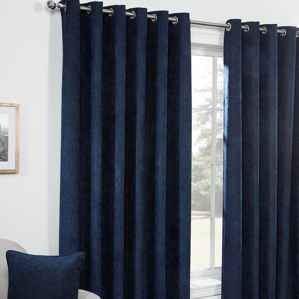 Divante Alden Navy Thermal Curtain 229 x 168cm Image 5