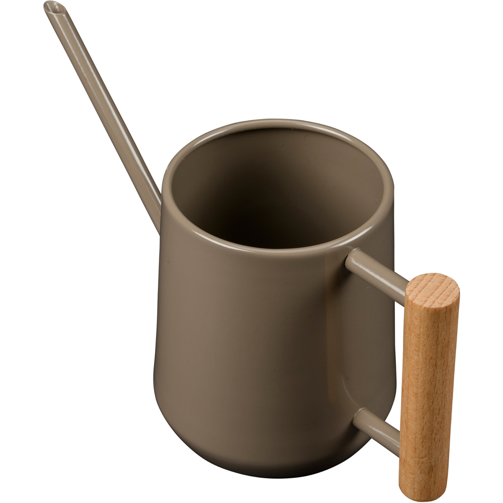 Burgon & Ball Truffle Steel Indoor Watering Can with Beech Wood Handle 700ml Image 6