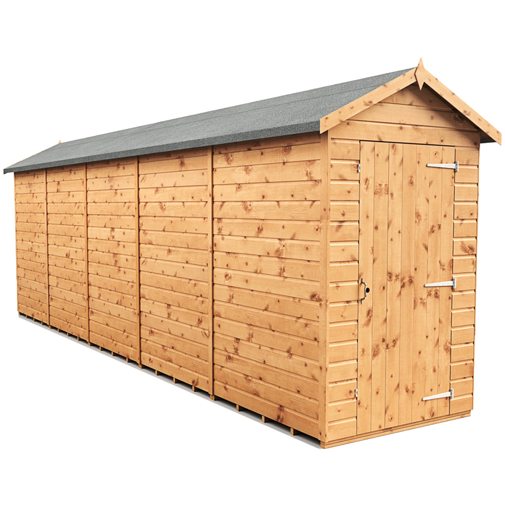 Empire Sheds 4 x 20ft Tongue and Groove Wooden Apex Garden Shed Image 1