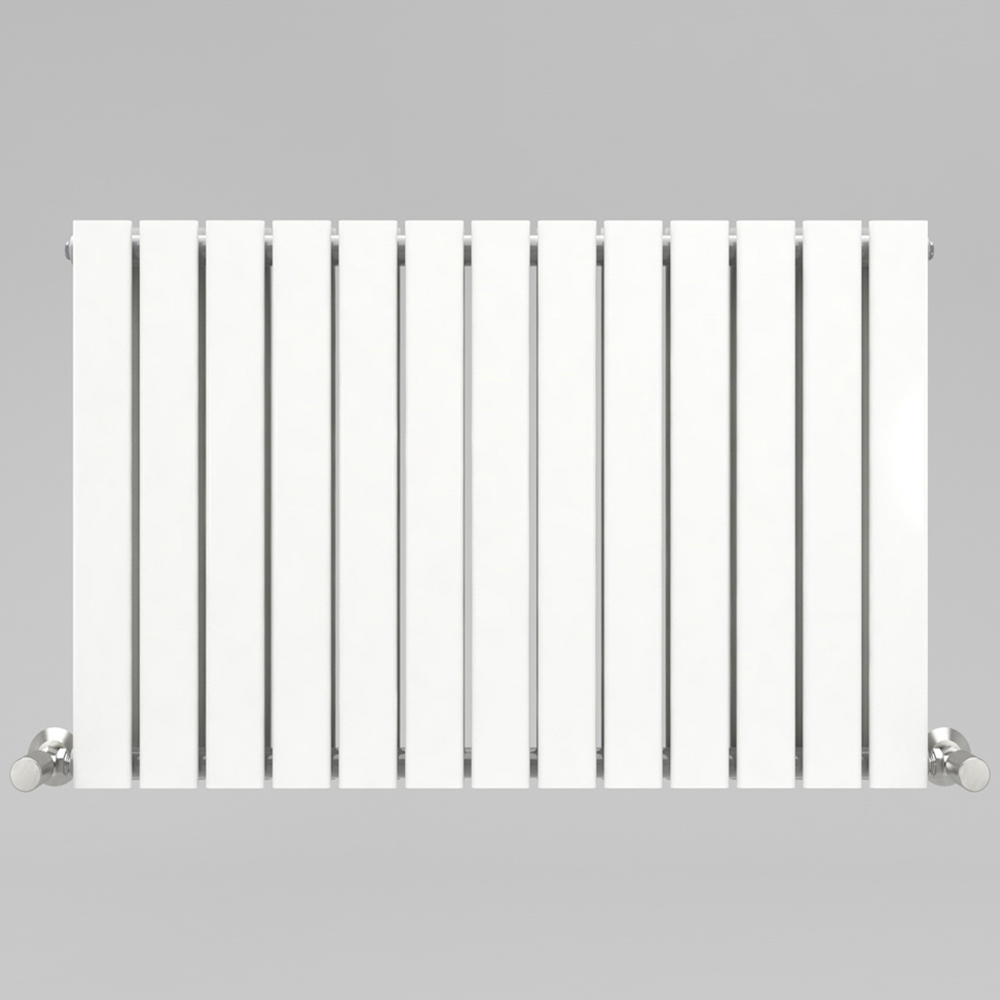 White 5996 BTU Double Flat Panel Vertical Column Radiator 600 x 884mm Image 3