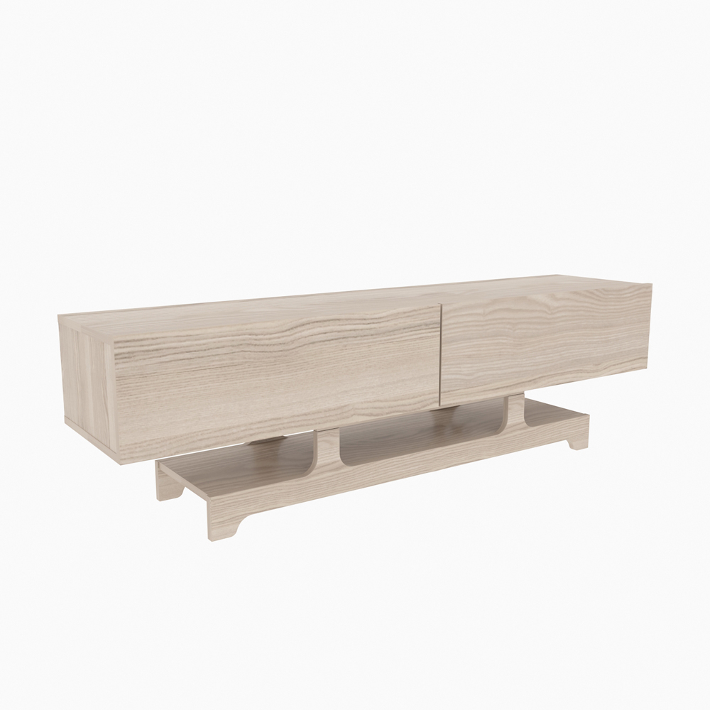 Decorotika Tera 2 Door Single Shelf Cordoba TV Unit Image 2