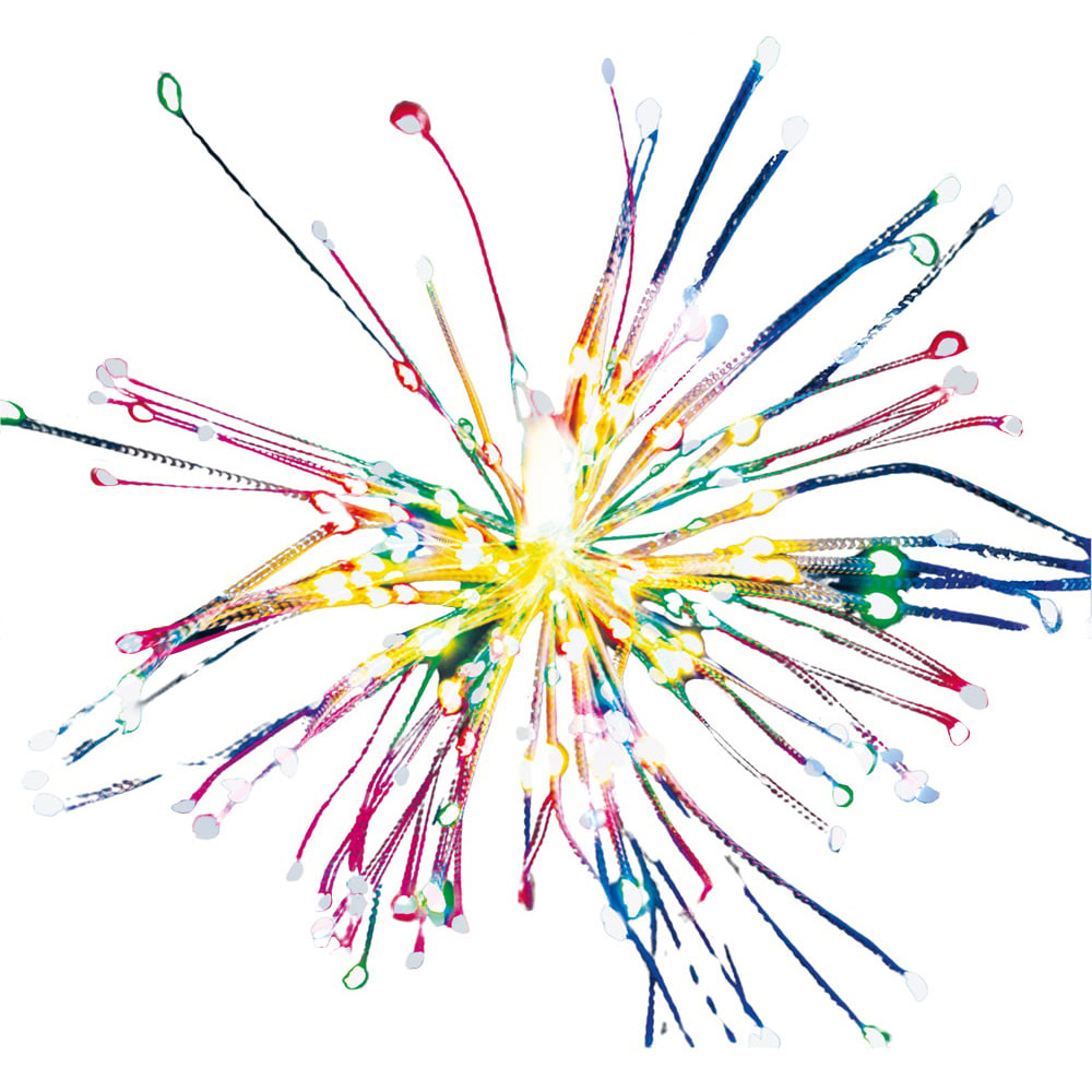 St Helens 40 Multicolour LED Firework Hanging Light Image 2