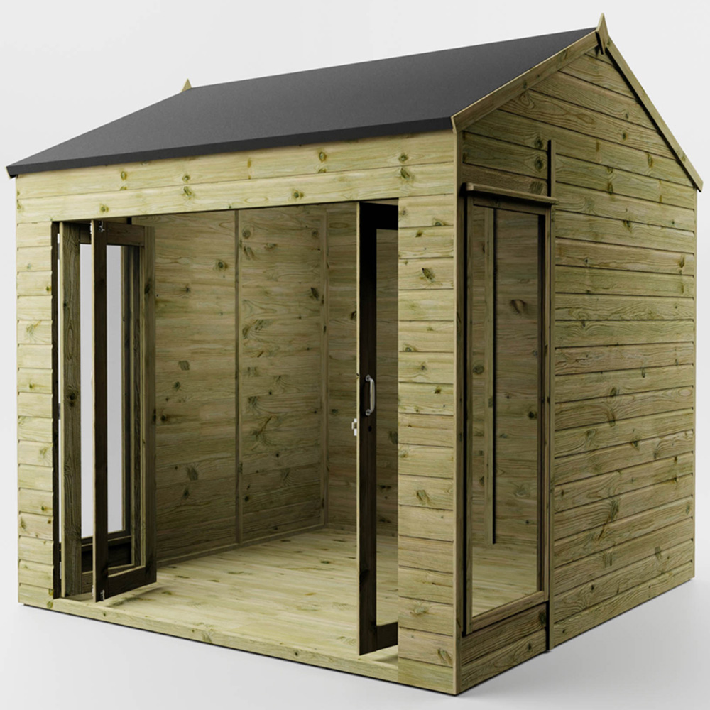 Mercia 8 x 8ft Double Door Vermont Summerhouse Image 5