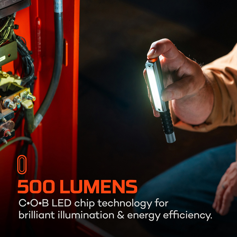 Nebo Lil Larry 500 Flex 500 Lumens Rechargeable COB Pocket Work Light Image 9