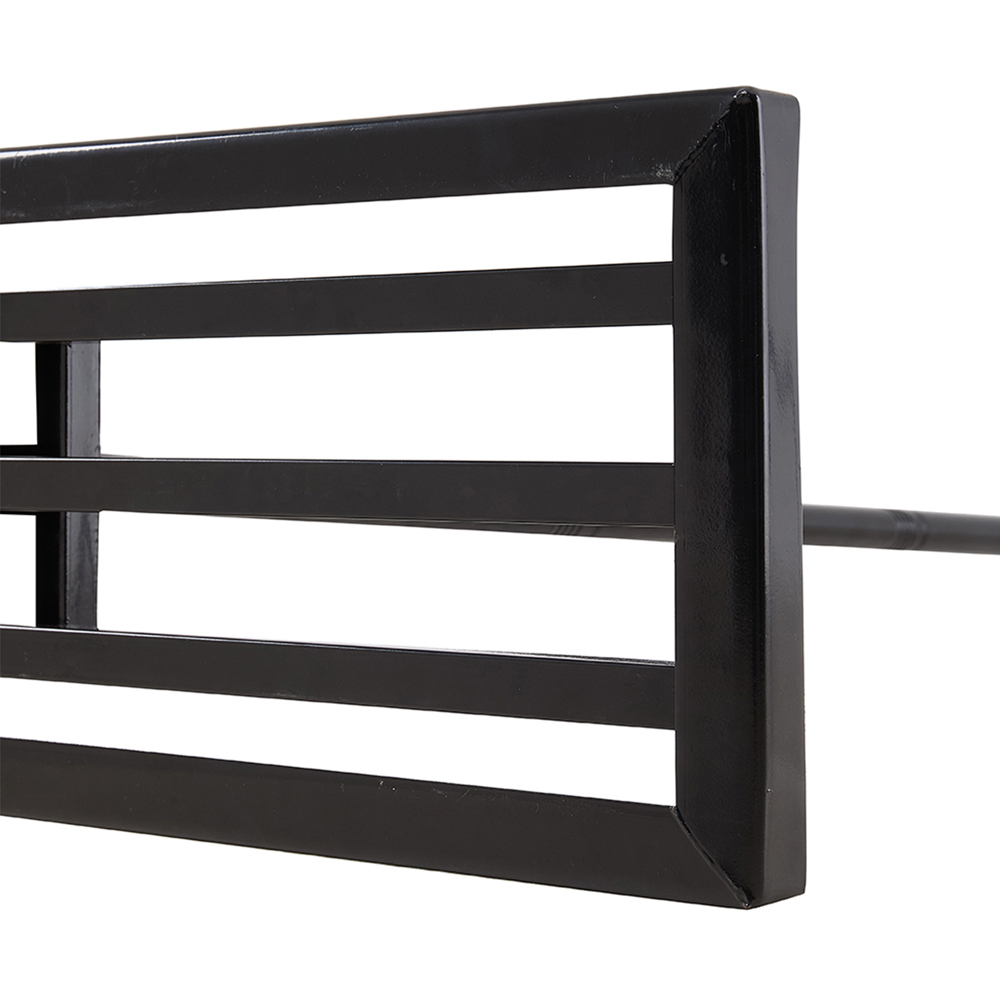 Living and Home Garden Lawn Levelling Rake with Detachable Long Handle 76 x 25 x 213cm Image 3