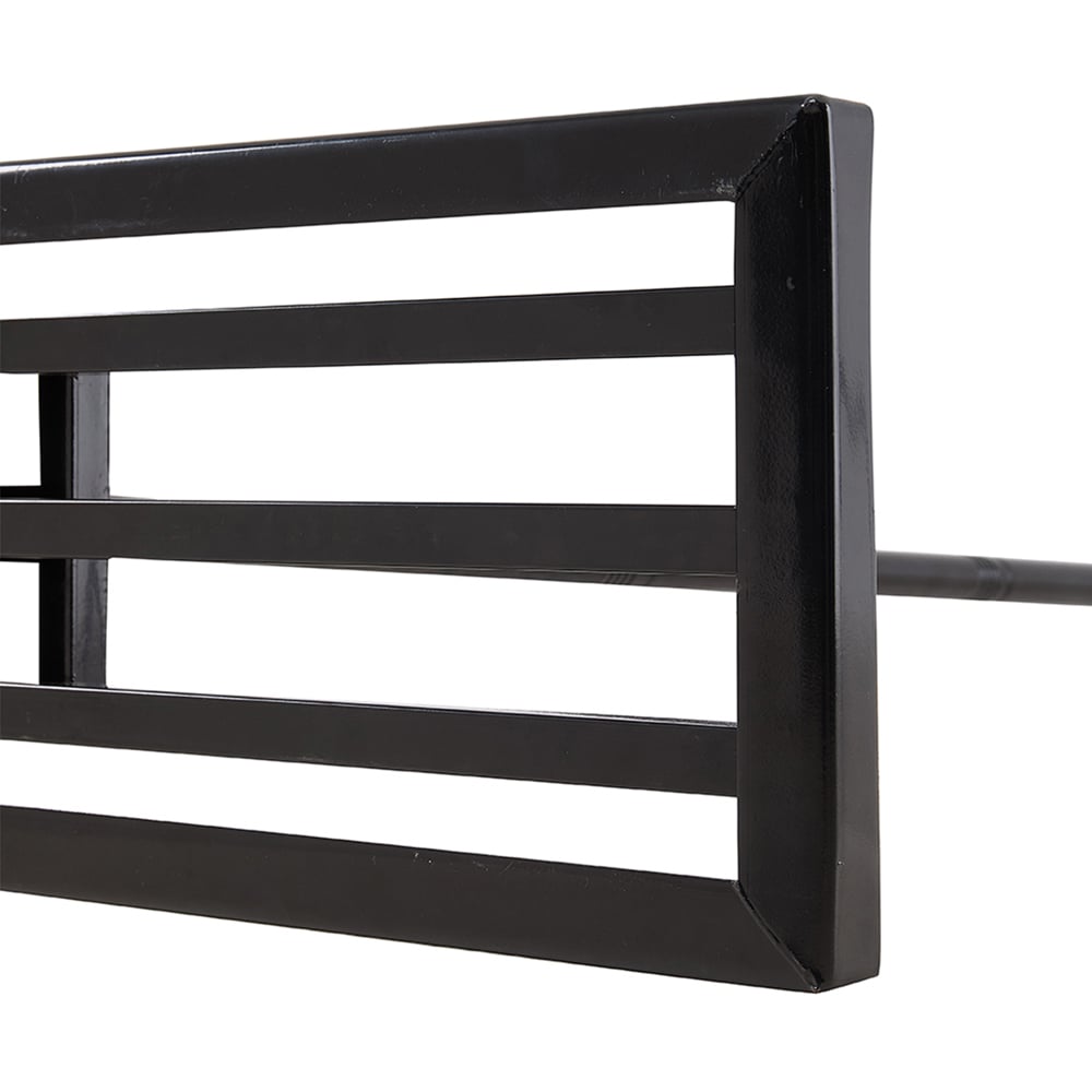 Living and Home Garden Lawn Levelling Rake with Detachable Long Handle 114 x 25 x 213cm Image 3