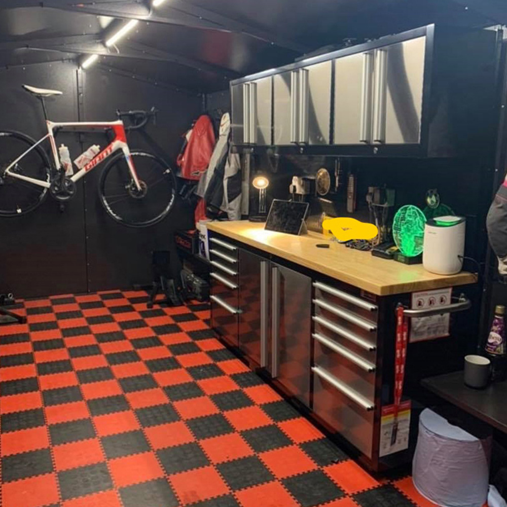 Asgard Gladiator 7 x 14ft Double Door Grey High Security Apex Motorcycle Garage Image 6