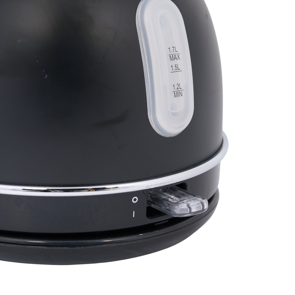 Kitchen Master Retro Kettle Black Image 9