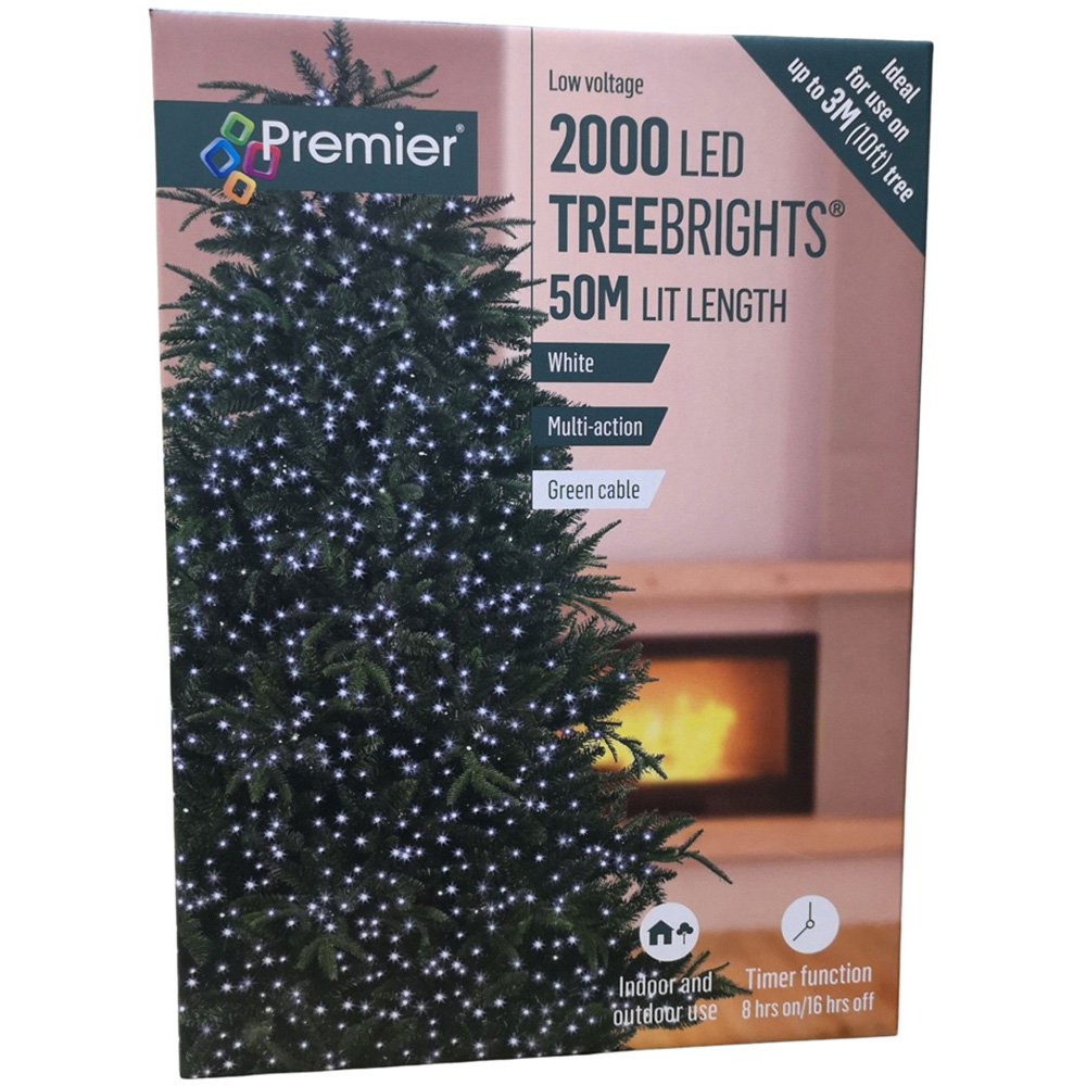 Samuel Alexander Treebrights 2000 Cool White LED String Light 50m Image 7