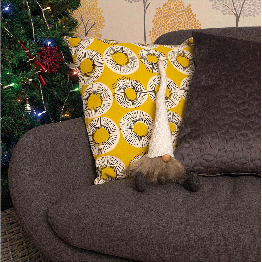 St Helens White Gonk Christmas Decoration 43cm Image 4