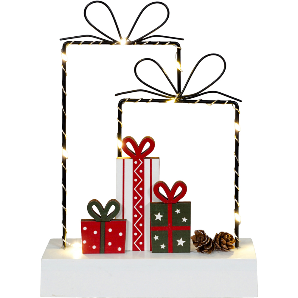 Xmas Haus Wired LED Present Festive Display Image 2