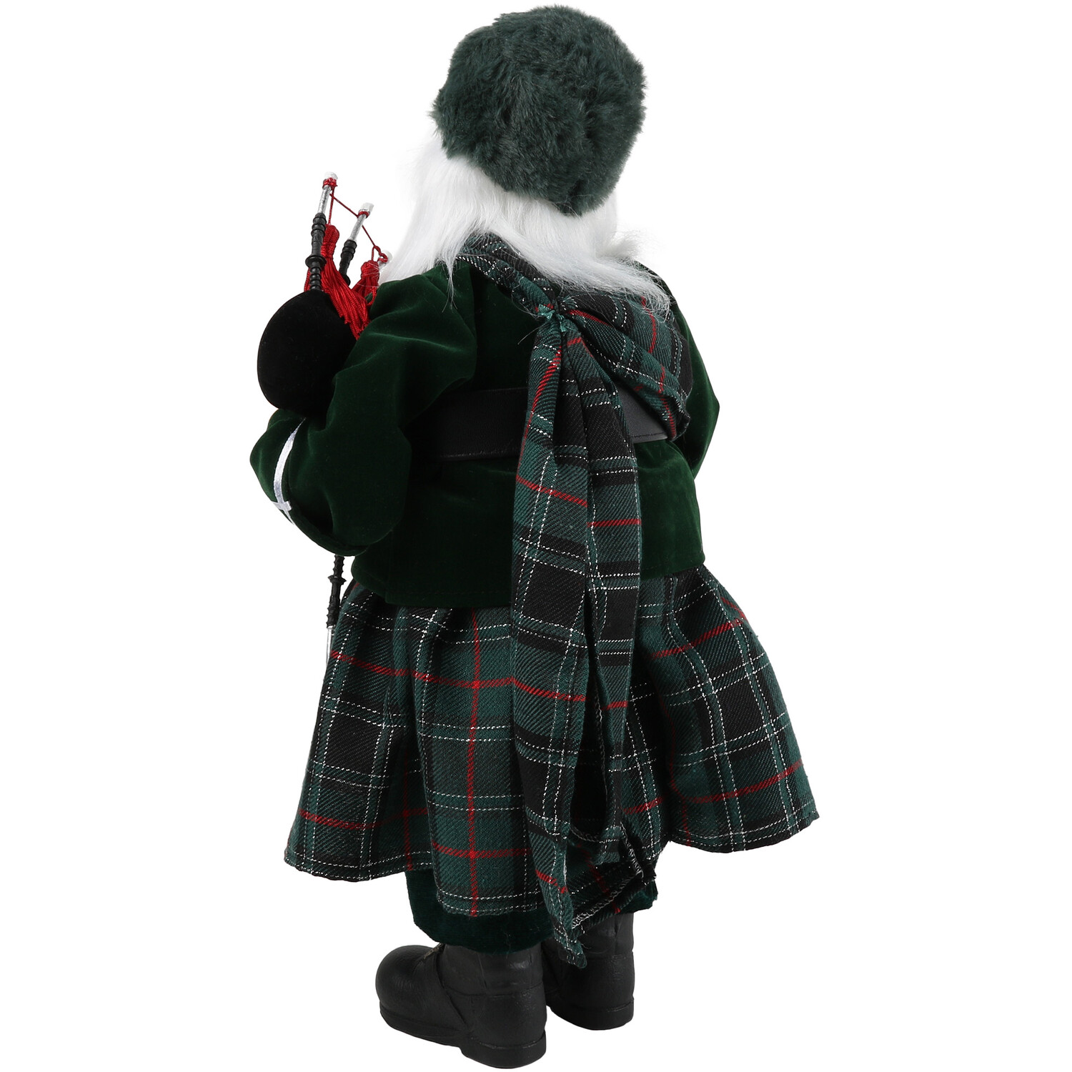 Highland Standing Santa - Green Image 3