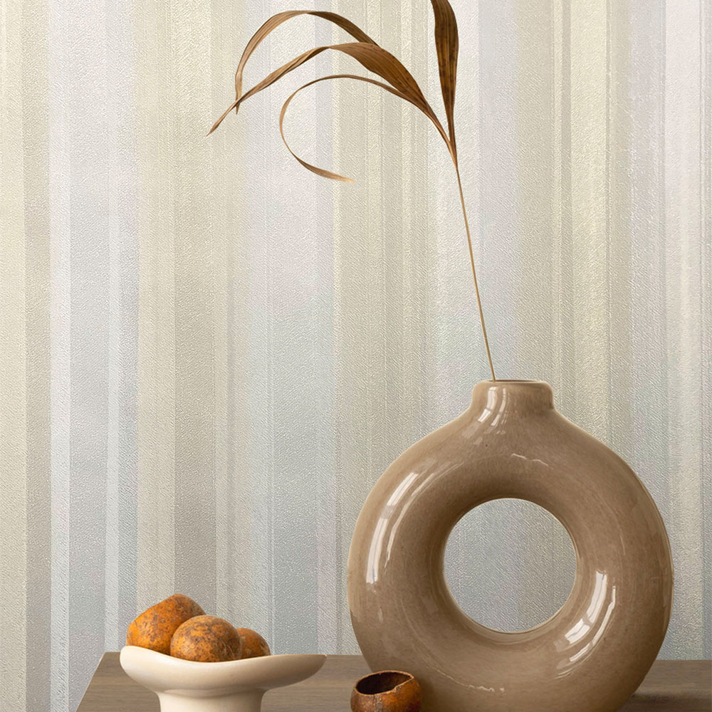 Rasch Ravella Stripe Gold Wallpaper Image 3