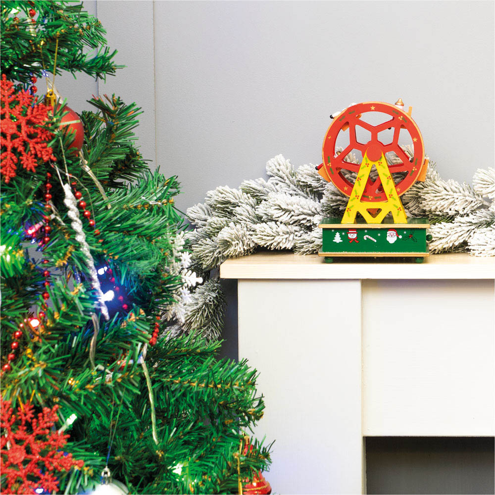 St Helens Multicolour Wooden Ferris Wheel Music Box Image 7