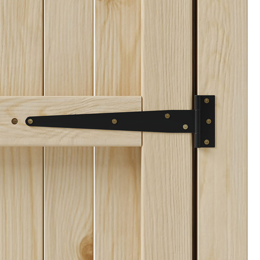 Living and Home Wooden Garden Gate with Latch 2.7 x 5.9ft Image 5